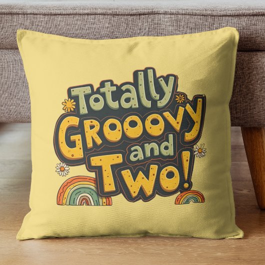 完全にグルービーと2つの2番目の誕生日 クッション