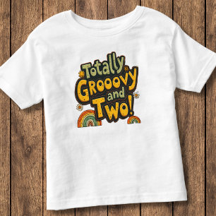 完全にグルービーと2つの2番目の誕生日 トドラーTシャツ
