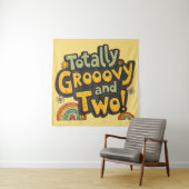 完全にグルーヴィーで2歳の誕生日 タペストリー (インサイチュ)