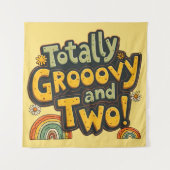 完全にグルーヴィーで2歳の誕生日 タペストリー (正面)