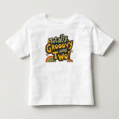 完全にグルーヴィーな2歳の誕生日 トドラーTシャツ (正面)