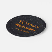 完全にケンタッキー2024年太陽のEclipse ペーパープレート (アングル)