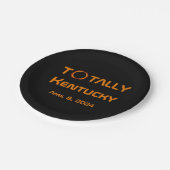 完全にケンタッキー2024年太陽のEclipse ペーパープレート (アングル)