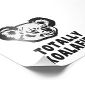 完全にコアレートされたコアラ フォトプリント            (角)