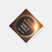 完全にコミットされたEclipseテーマ結婚の スタンダードカクテルナプキン (角)