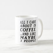 完全にコーヒーおよび多分3人について コーヒーマグカップ (正面右)