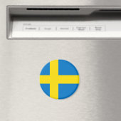 完全にスウェーデンの国旗 マグネット (インサイチュ (食洗機))