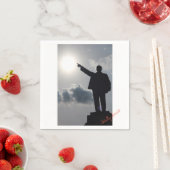 完全にソ連ポインティングレニン紙ナプキン スタンダードカクテルナプキン (インサイチュ)