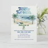 完全にトゥーブラー、サーフィン2歳の誕生日 招待状 (スタンド正面)