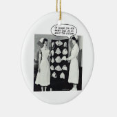 完全にナースのユニフォームについて セラミックオーナメント (右)