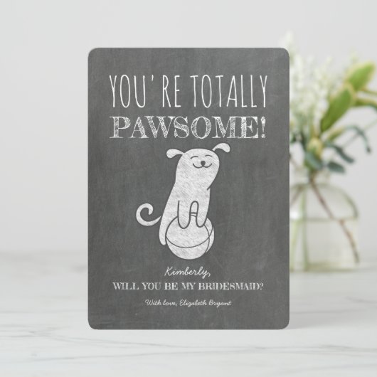 完全にパウエソームのおもしろい花嫁の提案 招待状 (スタンド正面)