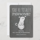 完全にパウエソームのおもしろい花嫁の提案 招待状 (正面)