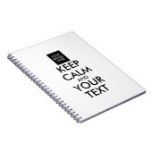完全にパーソナライズされた保CALMとテキスト ノートブック (右側)