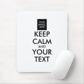 完全にパーソナライズされた保CALMとテキスト マウスパッド (マウス)