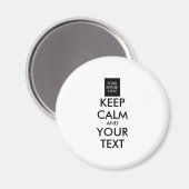 完全にパーソナライズされた保CALMとテキスト マグネット (正面/裏面)