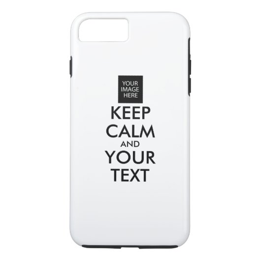 完全にパーソナライズされた保CALMとテキスト Case-Mate iPhoneケース (裏面)