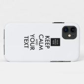 完全にパーソナライズされた保CALMとテキスト Case-Mate iPhoneケース (裏面(横))
