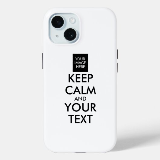 完全にパーソナライズされた保CALMとテキスト Case-Mate iPhoneケース (裏面)