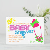 完全にベイビー (80年代) 招待状-ホワイト 招待状 (スタンド正面)