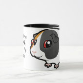 完全にモルモット人(滑らかな毛) マグカップ (中央)