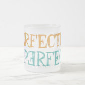 完全に不完全なマグカップ フロストグラスマグカップ (中央)