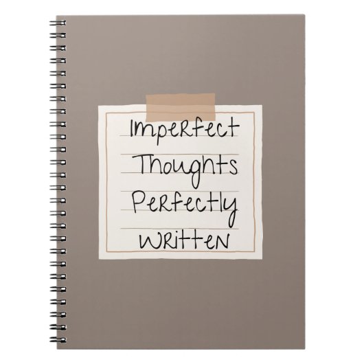 完全に不完全な考え書 ノートブック (正面)