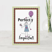 完全に不完全な1A_グリーティングカード5"x7" カード (正面)