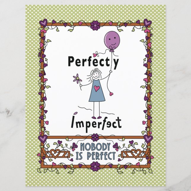 完全に不完全な1A_フラット紙シート8.5x11" (正面)