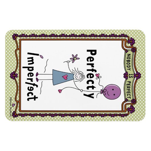 完全に不完全な1A_フレキシブル磁石4"x6" マグネット (横)