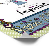 完全に不完全な1A_プリント8"x10" ポスター (角)