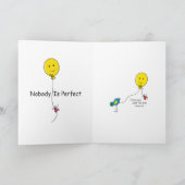 完全に不完全な1B_グリーティングカード5"x7" カード (内部)