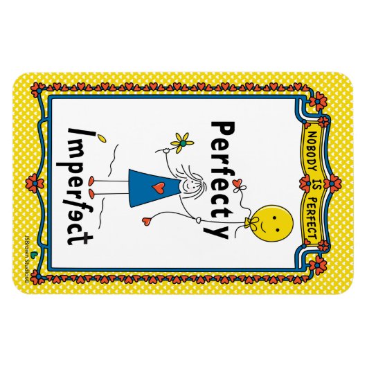 完全に不完全な1B_フレキシブルマグネット4"x6" マグネット (横)