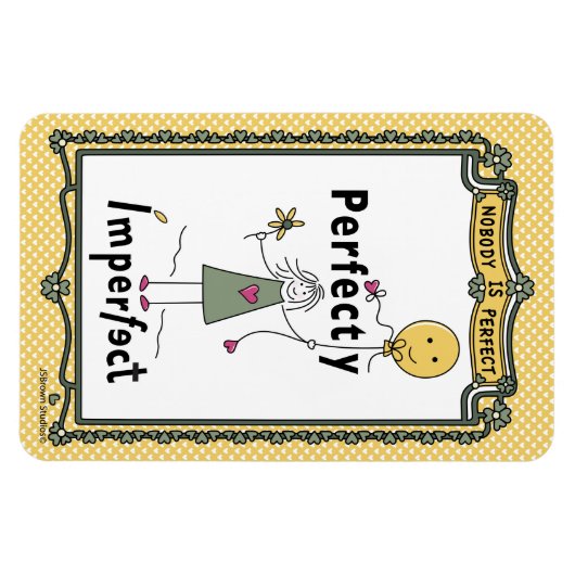 完全に不完全な1C_フレキシブルマグネット4"x6" マグネット (横)