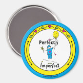 完全に不完全な2_ラウンドマグネット3" マグネット (正面/裏面)