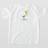 完全に不完全な2B_キッズTシャツ Tシャツ (レイダウン裏面)