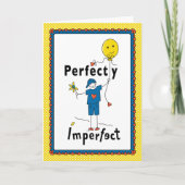 完全に不完全な2B_グリーティングカード5"x7" カード (正面)