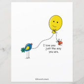 完全に不完全な2B_フラット紙シート8.5x11インチ (裏面)