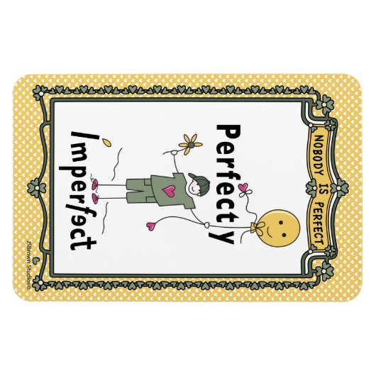 完全に不完全な2C_フレキシブルマグネット4"x6" マグネット (横)