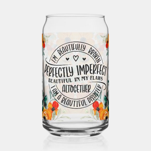 完全に不完全な ガラス缶 (左)