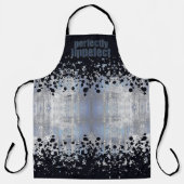完全に不完全な |グランジ | |デニムタイポグラフィ | エプロン (正面)