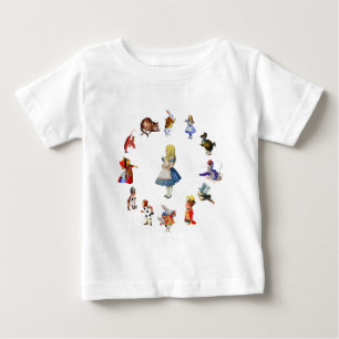 完全に不思議の国のアリスのまわりで ベビーTシャツ