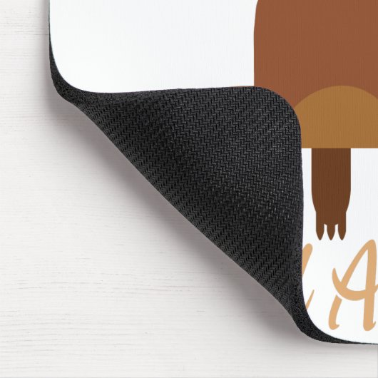 完全に予防接種された反社会的な眠いナマケモノ マウスパッド (コーナー)