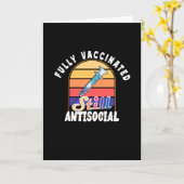 完全に予防接種された反社会的 カード (黄色い花)