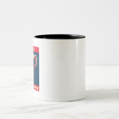 完全に予防接種された ツートーンマグカップ (中央)