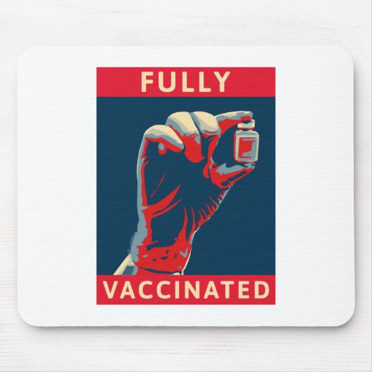 完全に予防接種された マウスパッド (正面)