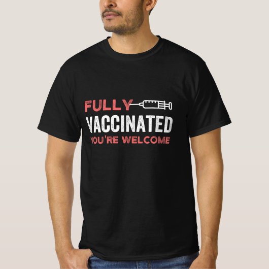 完全に予防接種される Tシャツ (正面)