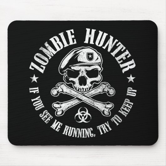 完全に住んでいるゾンビのハンターの吸血鬼 マウスパッド (正面)