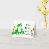 完全に信頼する – Notecards カード (黄色い花)