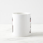 完全に働くこと コーヒーマグカップ (中央)