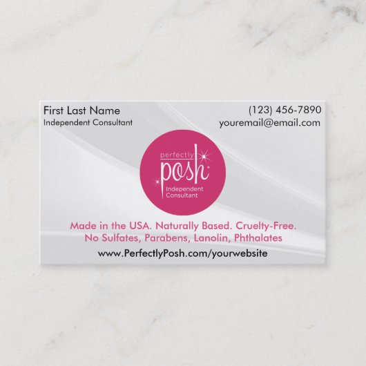 完全に優雅な名刺 ロイヤリティカード (正面)